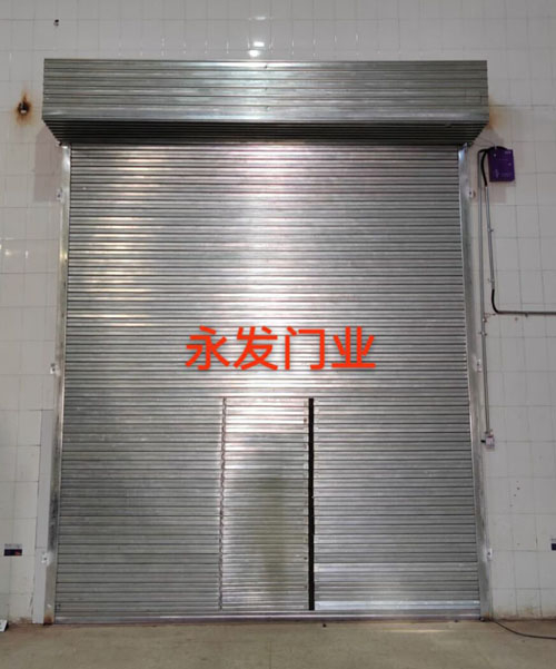 帶小門(mén)鋼質(zhì)防火卷簾